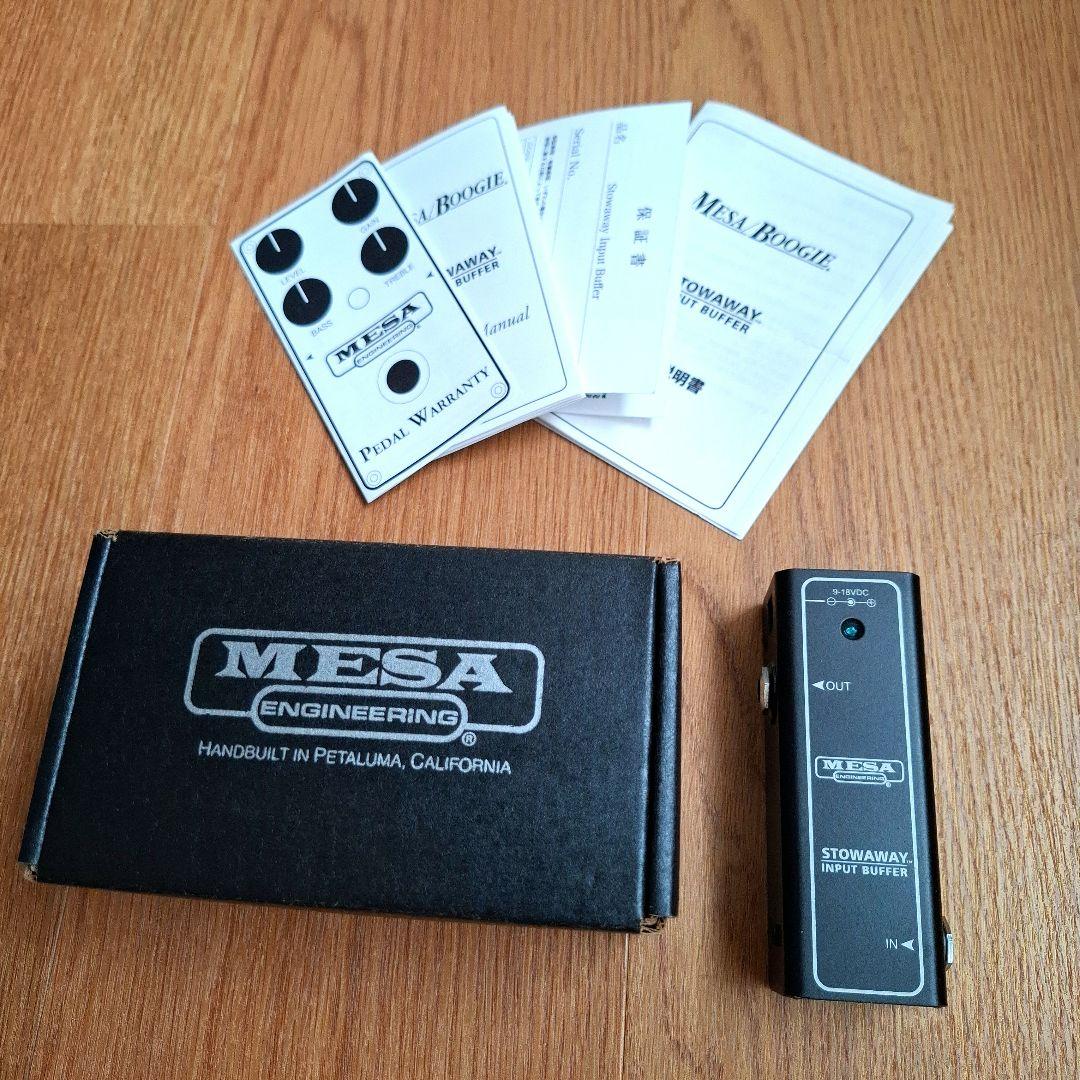 ギター MesaBoogie STOWAWAY input buffer