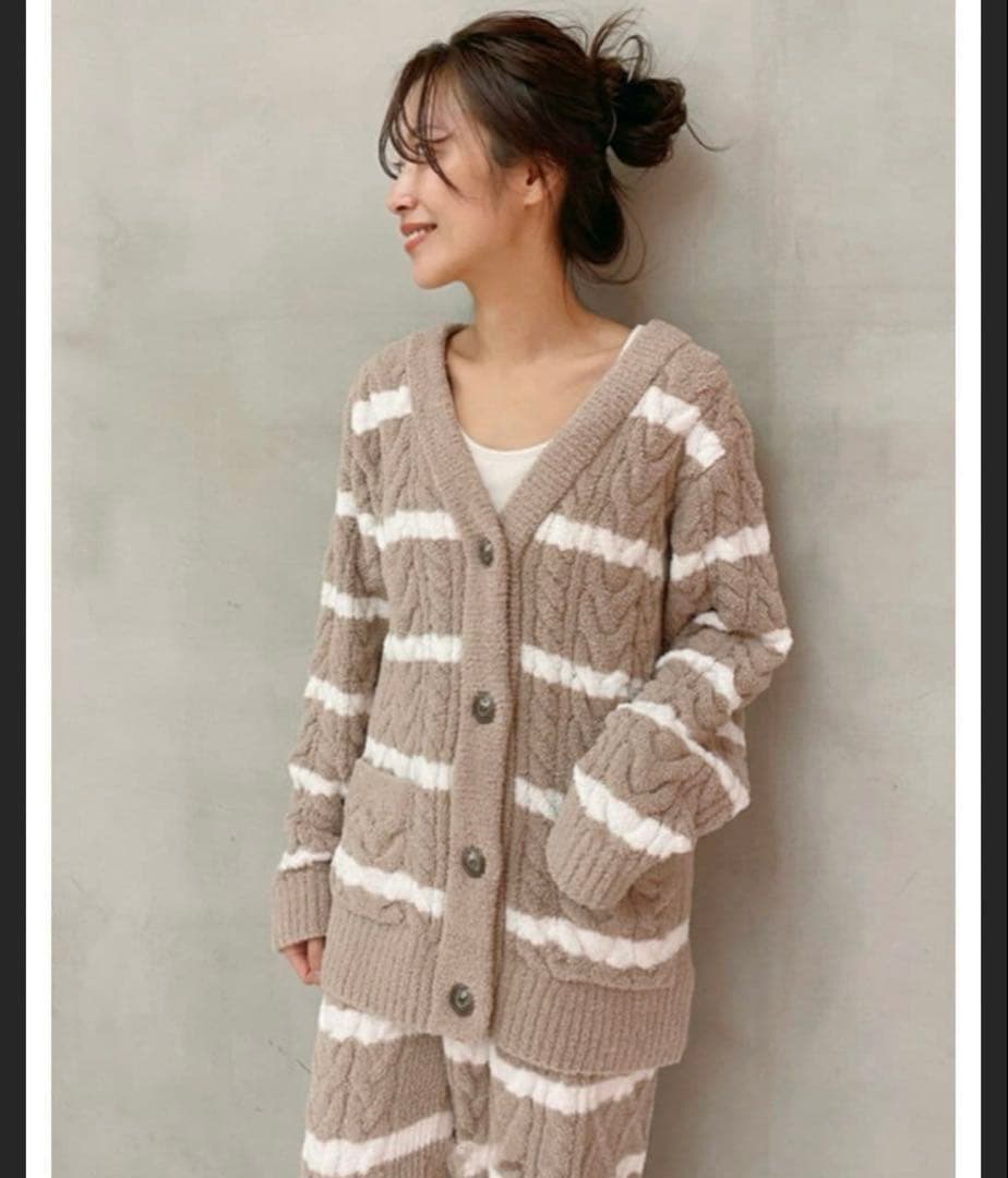 h*o様 ジェラートピケ　ルームウェア　ベージュ　上下セット