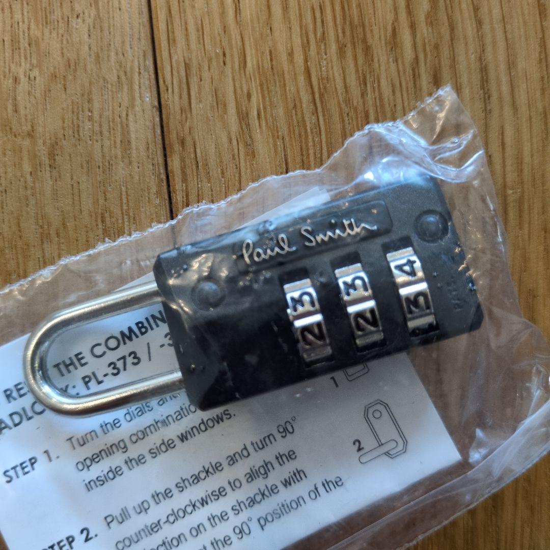 ポール・スミス　 キャリーケース 　鍵／ベルト付き