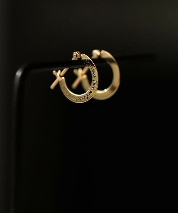 新品未使用♡シエナロゼ レターフープピアス 10k SIENA ROSE