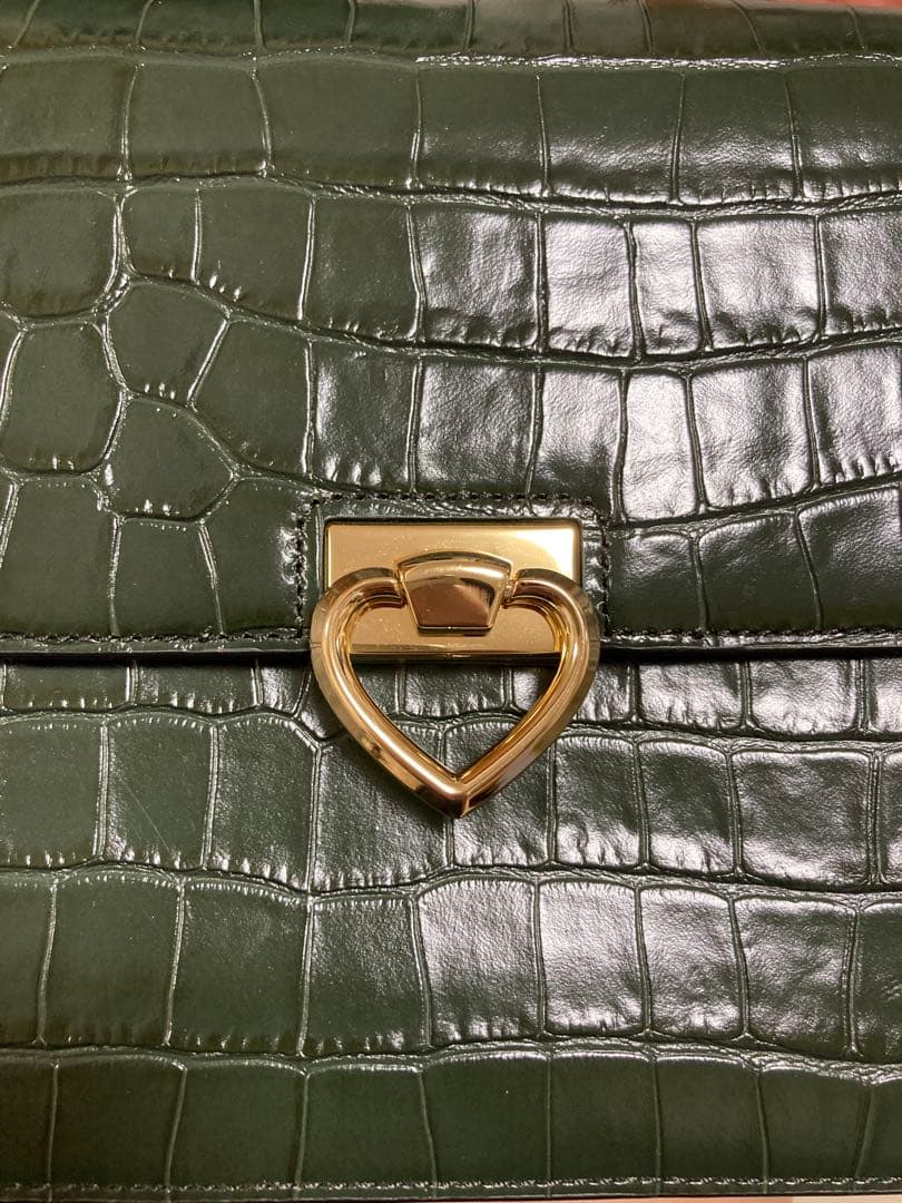 kate spade ダークグリーン ショルダーバッグ