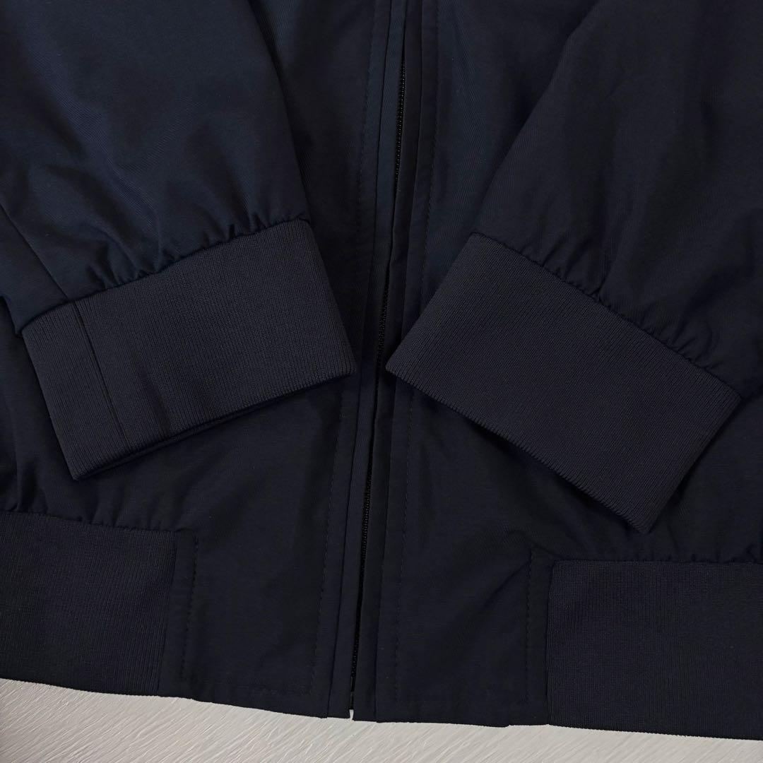 フレッドペリー　ナイロンジャケット　ワンポイントロゴ　Lサイズ　ネイビー　古着