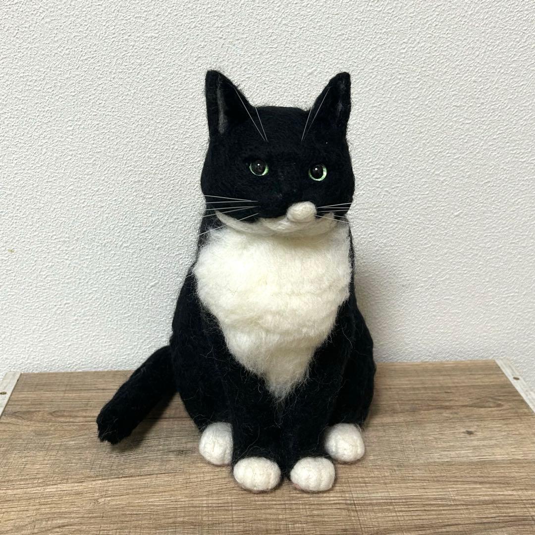 羊毛フェルト 猫