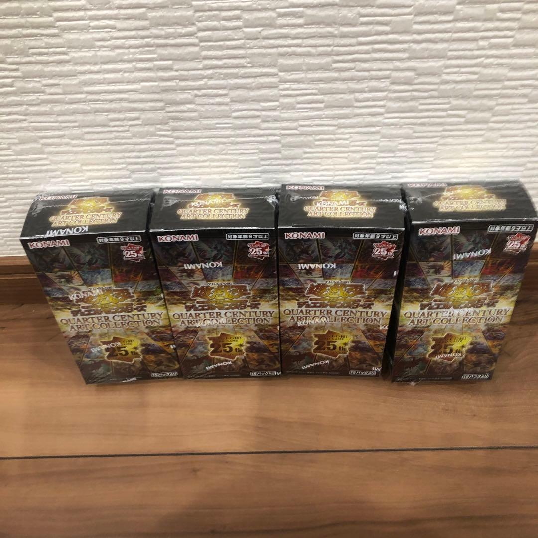 遊戯王ART COLLECTION 25th デュエルモンスターズ 4BOX