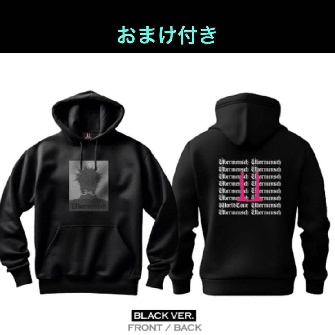 G DRAGON Ubermensch ブラックフーディ