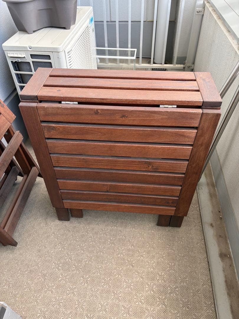 【希少廃盤品】IKEA ÄPPLARÖ エップラロー 折りたたみテーブル