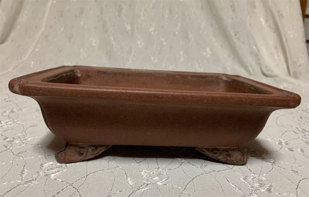 中国鉢　長方　盆栽鉢