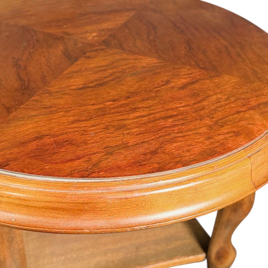 HR737 【ビンテージ】　マルニ木工　サイドテーブル　丸テーブル