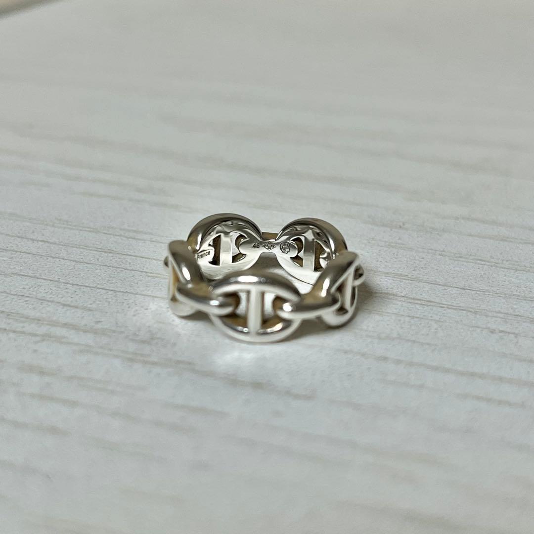 HERMES リング シェーヌダンクル アンシェネ PM 46