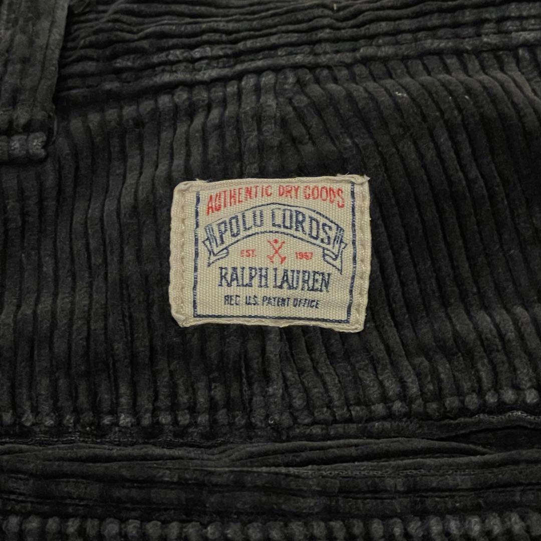 【希少】初期タグ90年代アメリカ製 ラルフローレン 太畝コーデュロイパンツ