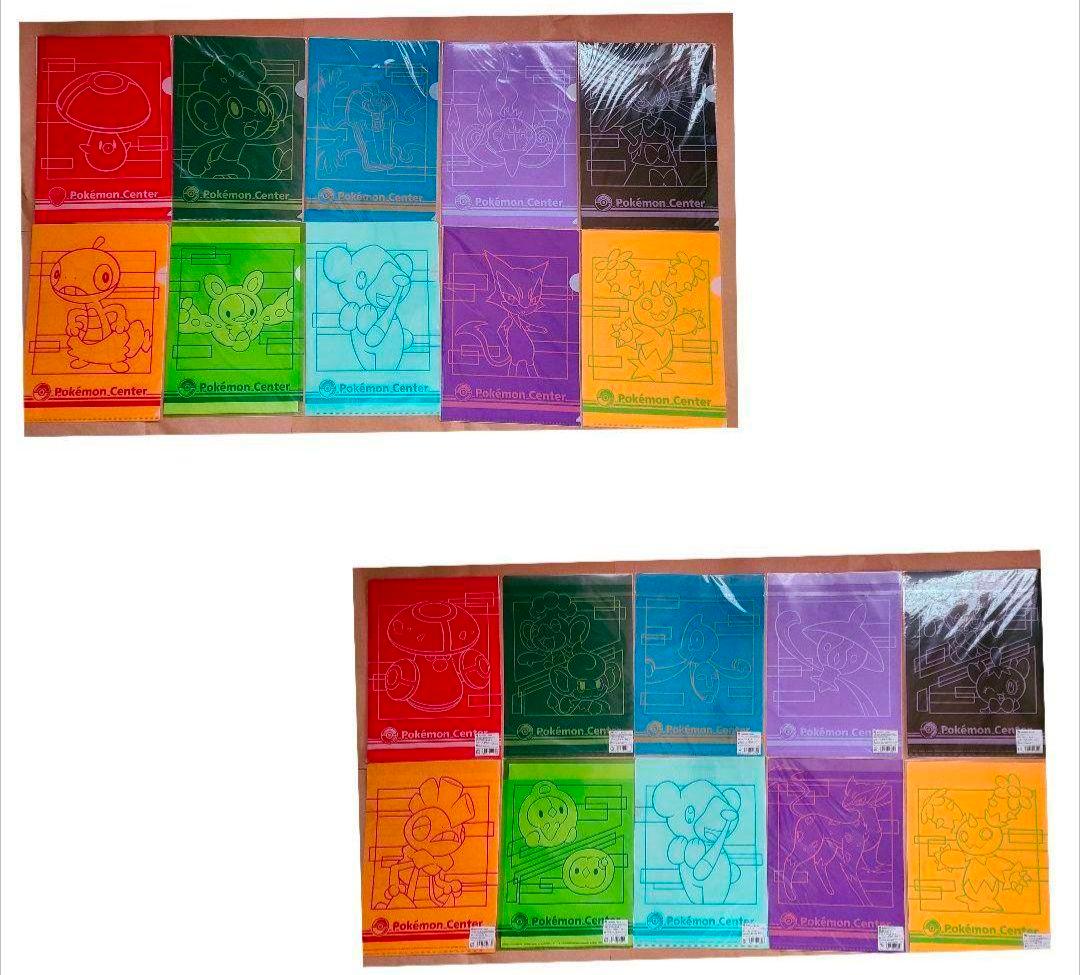 ポケモンセンターショッパー柄クリアファイル 34種類セット