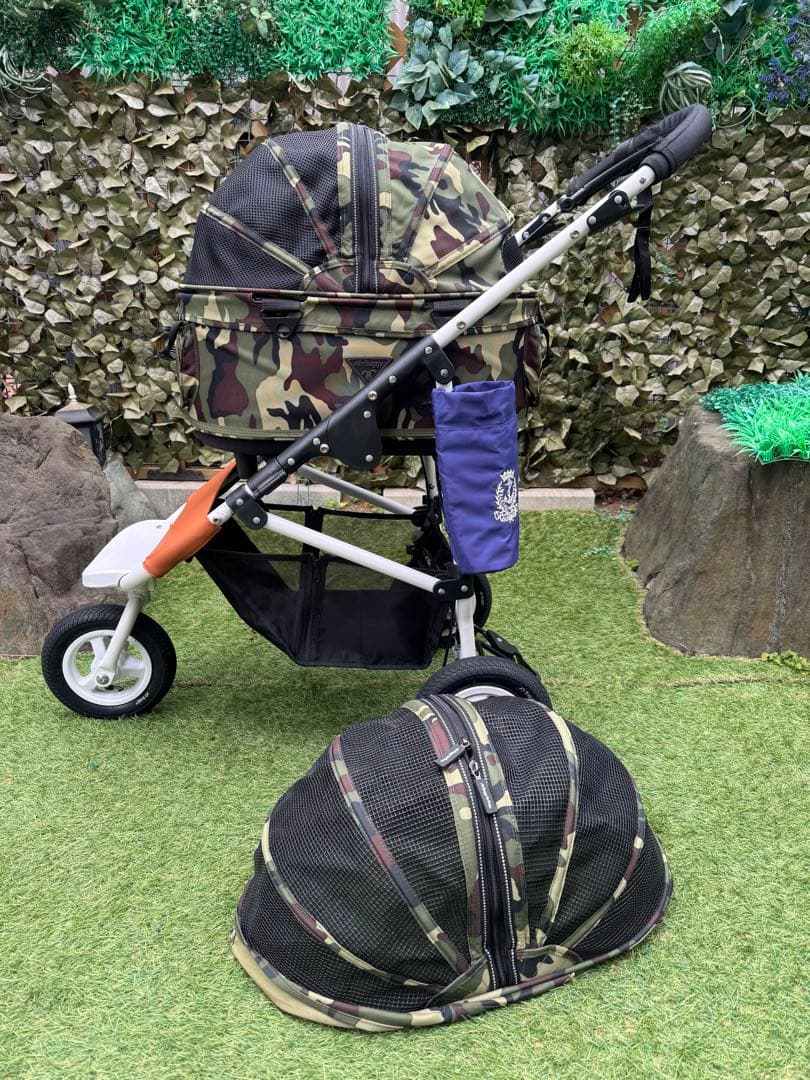 みかん①　エアバギー ドーム2 サイズSM 迷彩　迷彩メッシュルーフ付き