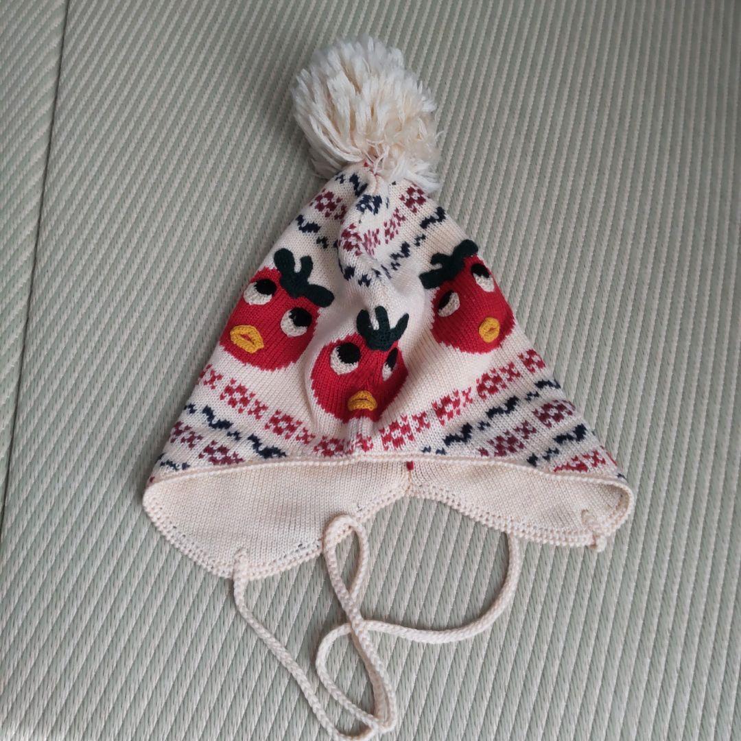 ヒステリックグラマー トマトバード ニット帽 美品