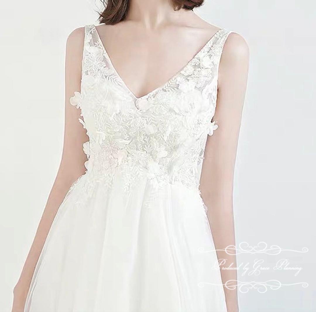ホワイトウェディングドレス Grace Planning