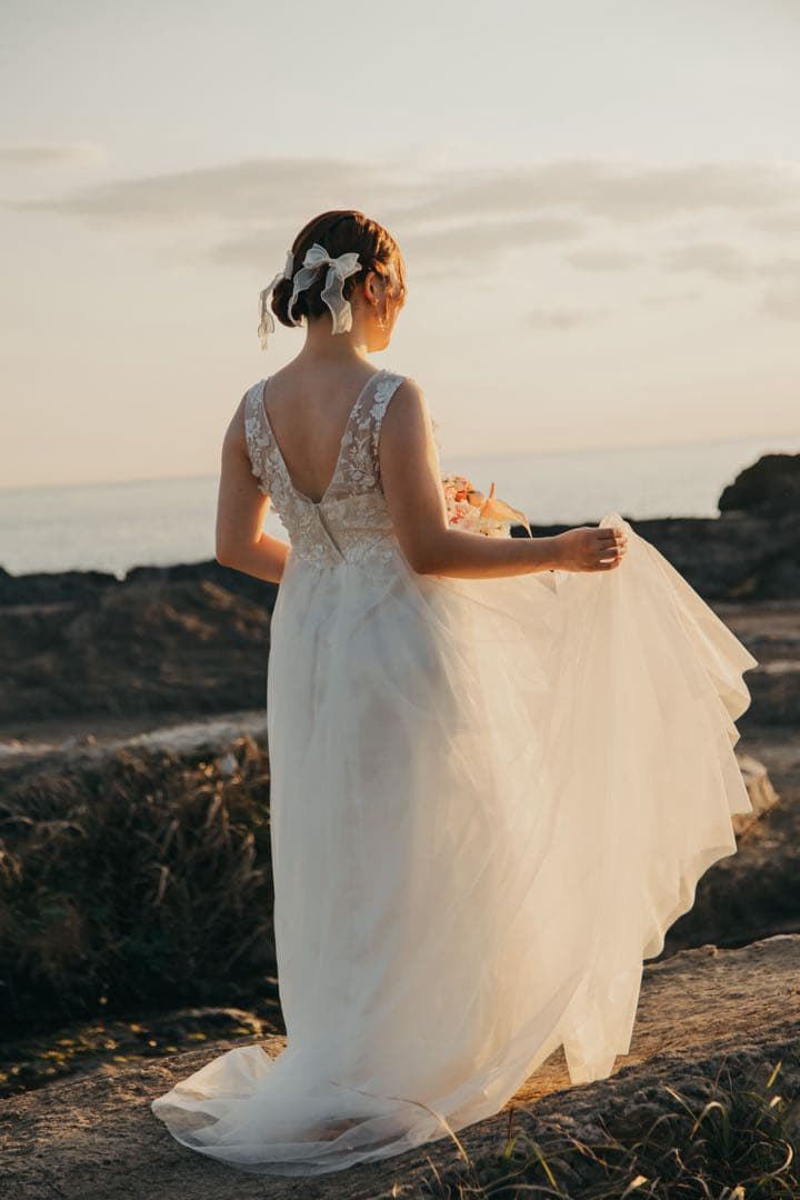 ホワイトウェディングドレス Grace Planning