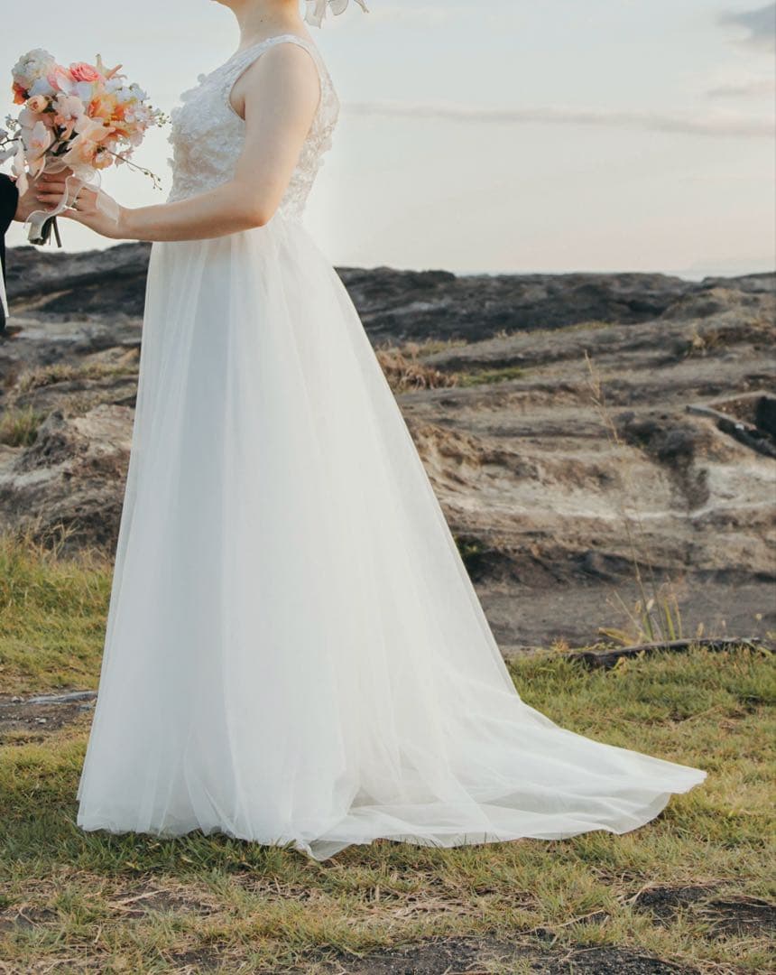 ホワイトウェディングドレス Grace Planning