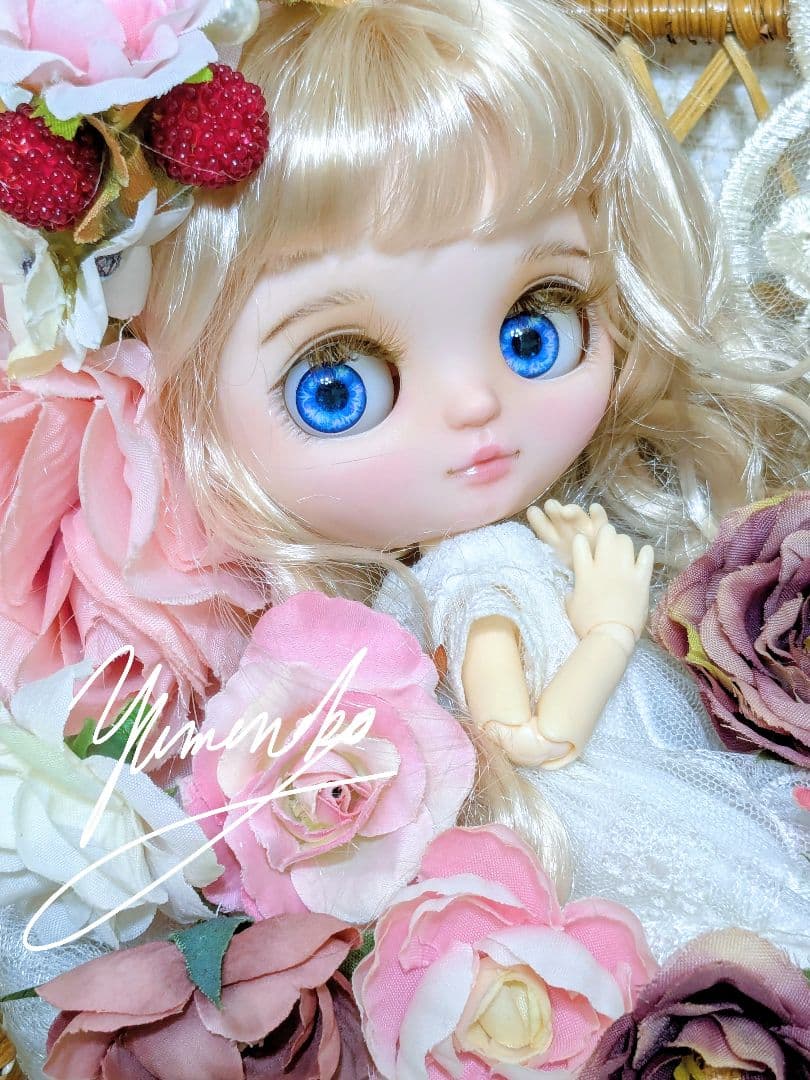 ❀カスタムアイシードール ❀ミディちゃん✴ドレス花冠付き