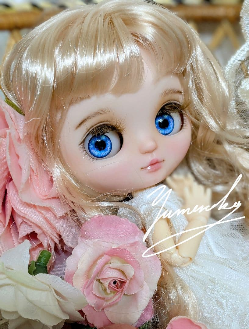 ❀カスタムアイシードール ❀ミディちゃん✴ドレス花冠付き