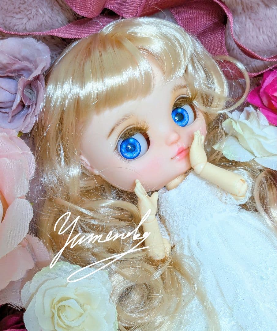 ❀カスタムアイシードール ❀ミディちゃん✴ドレス花冠付き