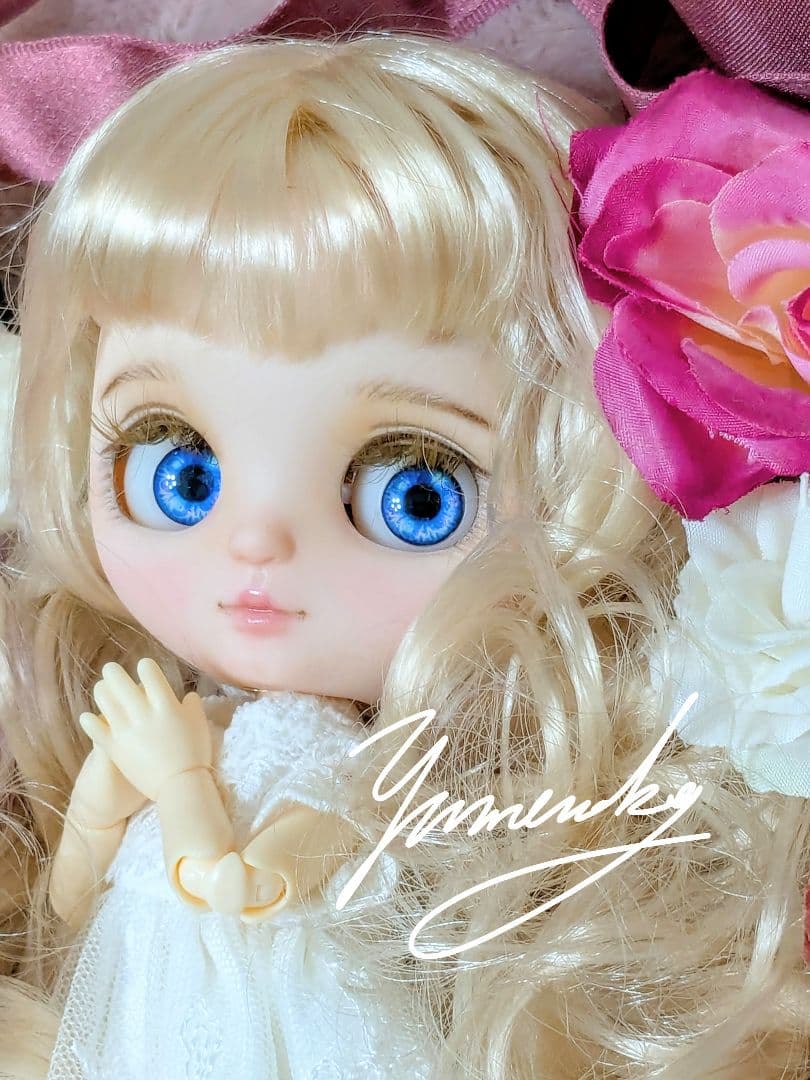 ❀カスタムアイシードール ❀ミディちゃん✴ドレス花冠付き