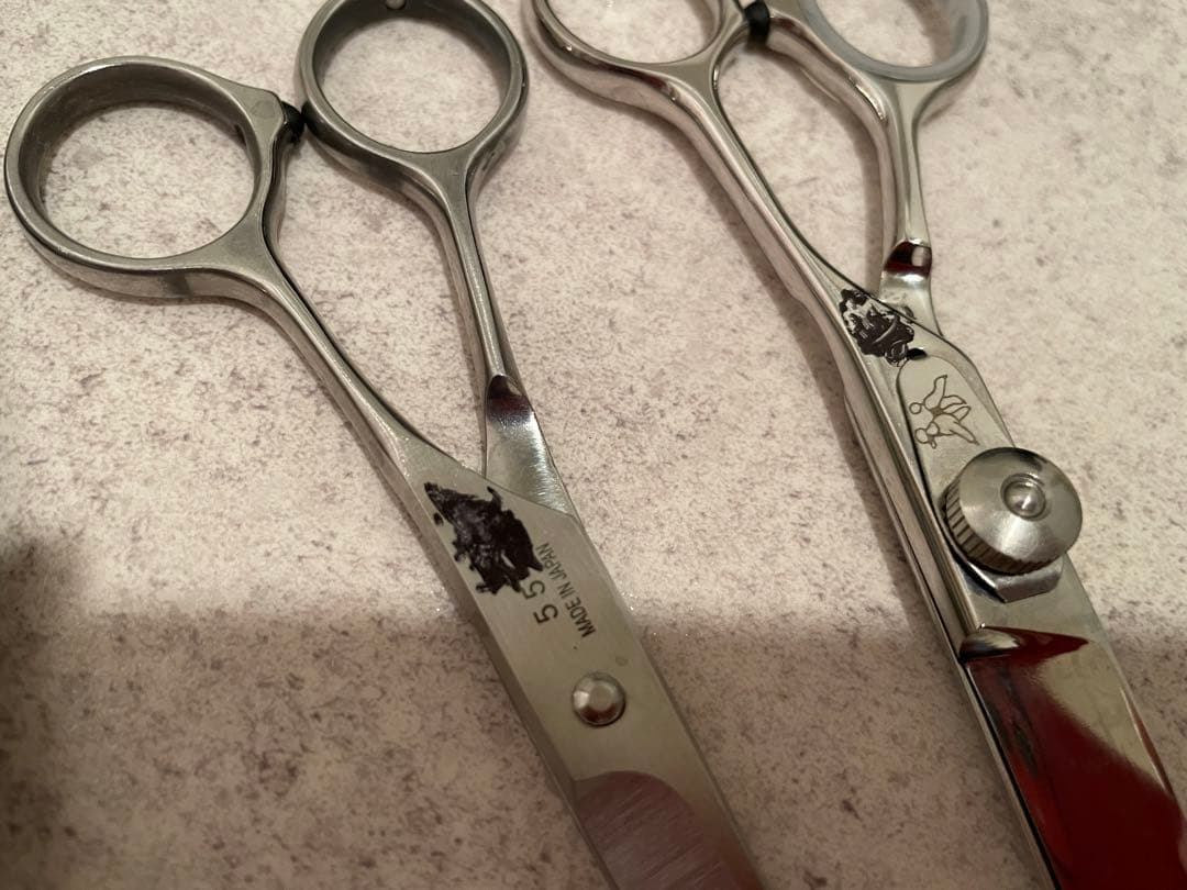 トリミング用ハサミセット ケース付き