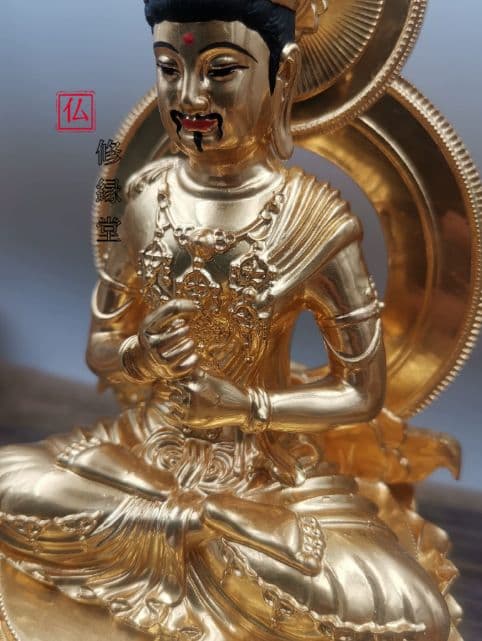 【修縁堂】 密教法具 チベット仏教美術品 大日如来観音菩薩 魔除け厄除け法器法具