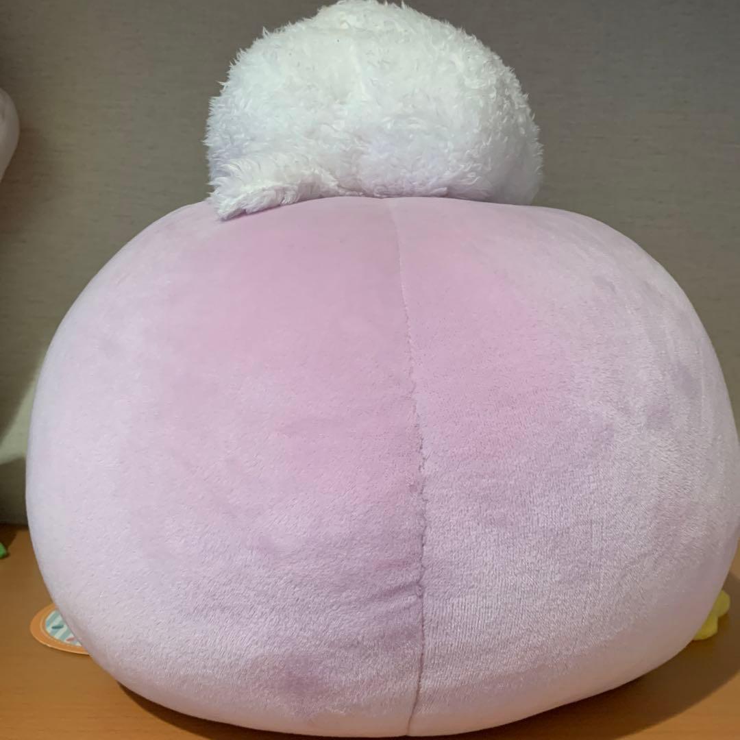 ポケモン　もっちりまんまるクッション　フワンテ　ぬいぐるみ