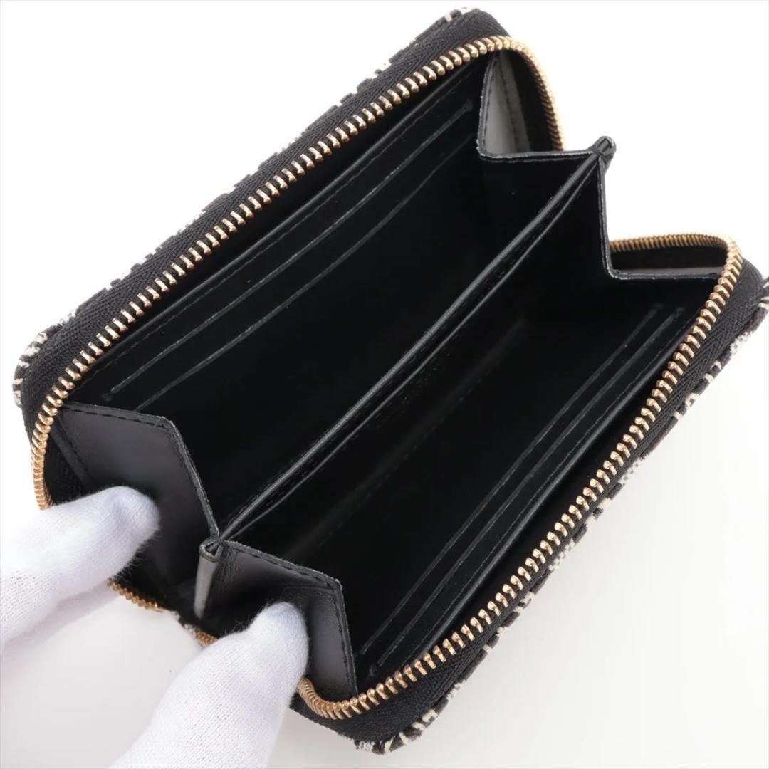 ルイヴィトン Since1854 ジッピー　パース M69997　黒×白