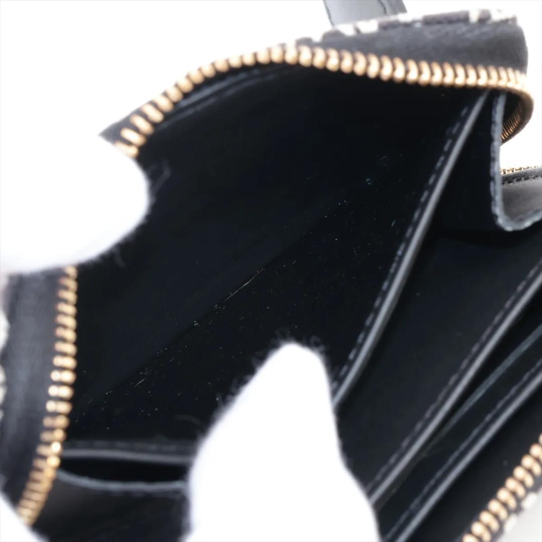 ルイヴィトン Since1854 ジッピー　パース M69997　黒×白