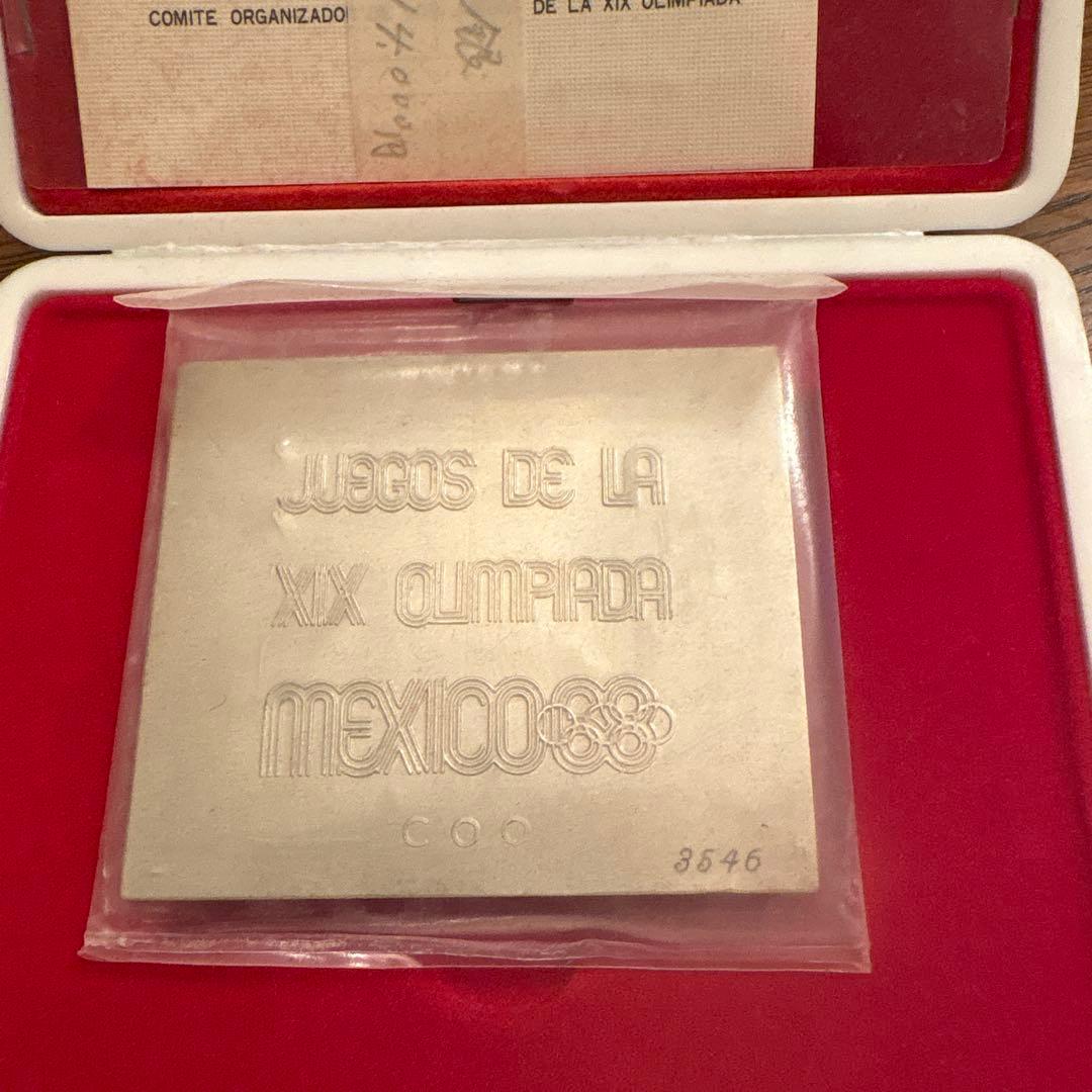 メキシコオリンピック　銀と銅の記念メダルセット