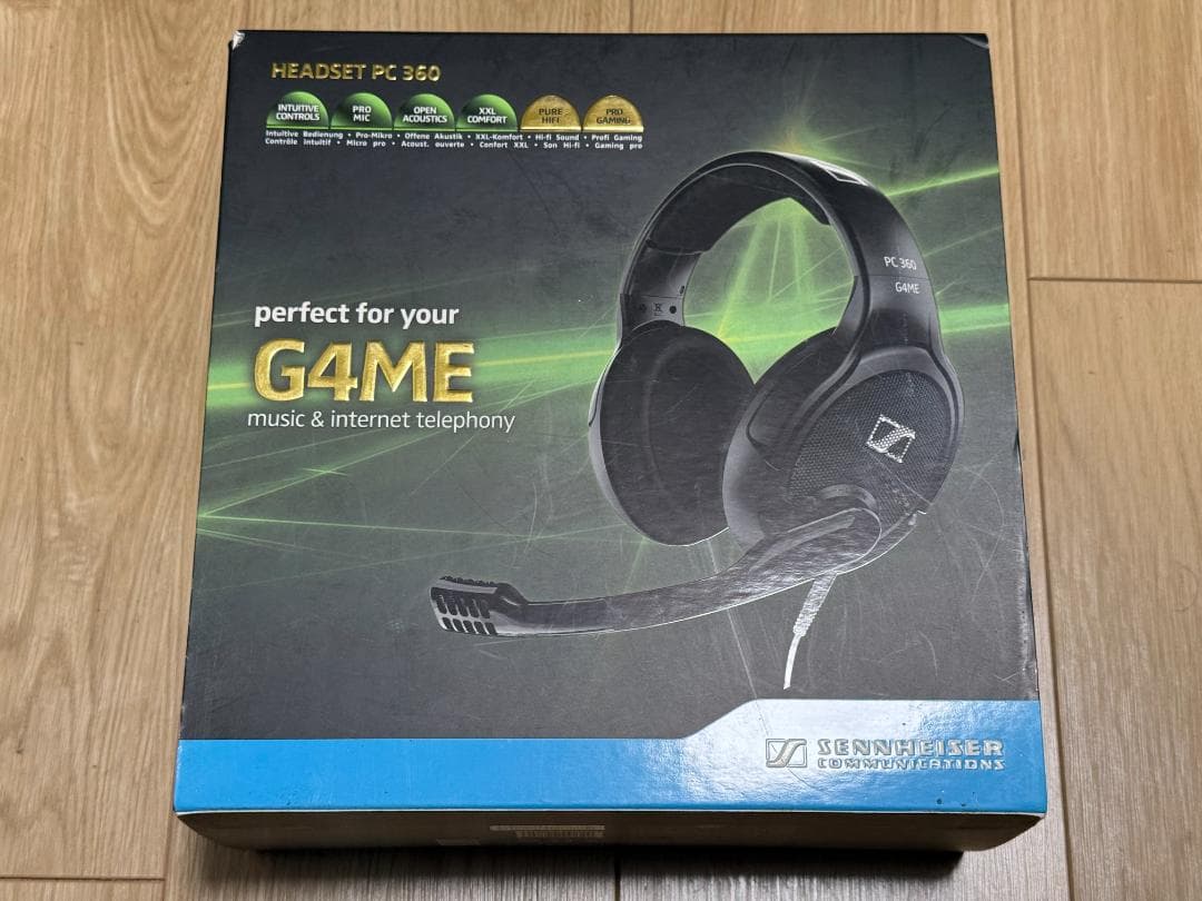 ★美品★ゼンハイザー PC360 G4ME ゲーミングヘッドセット 箱付