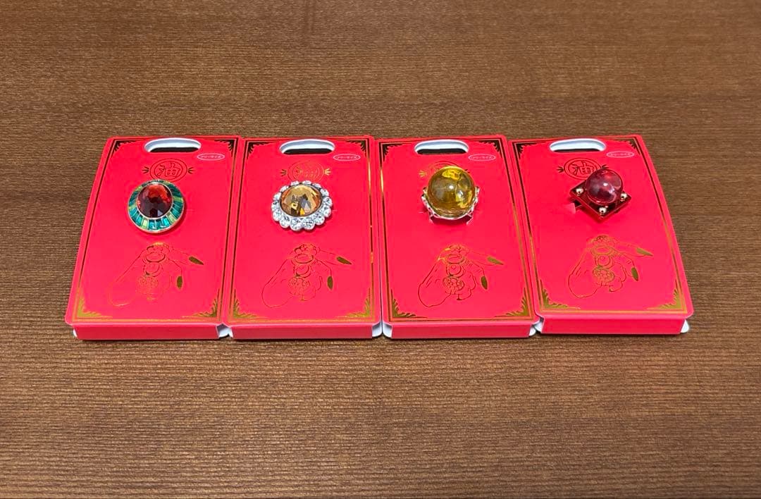 ジブリパーク限定　湯婆婆の指輪　４種セット