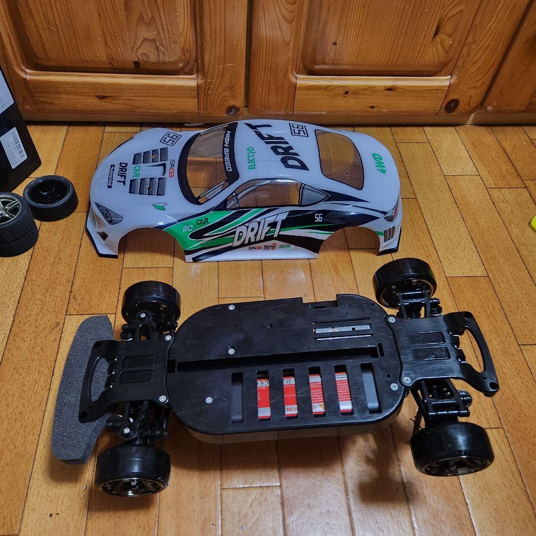 ■専用■　　　タミヤ ドリフト ラジコン フルセット　TT01　白　86