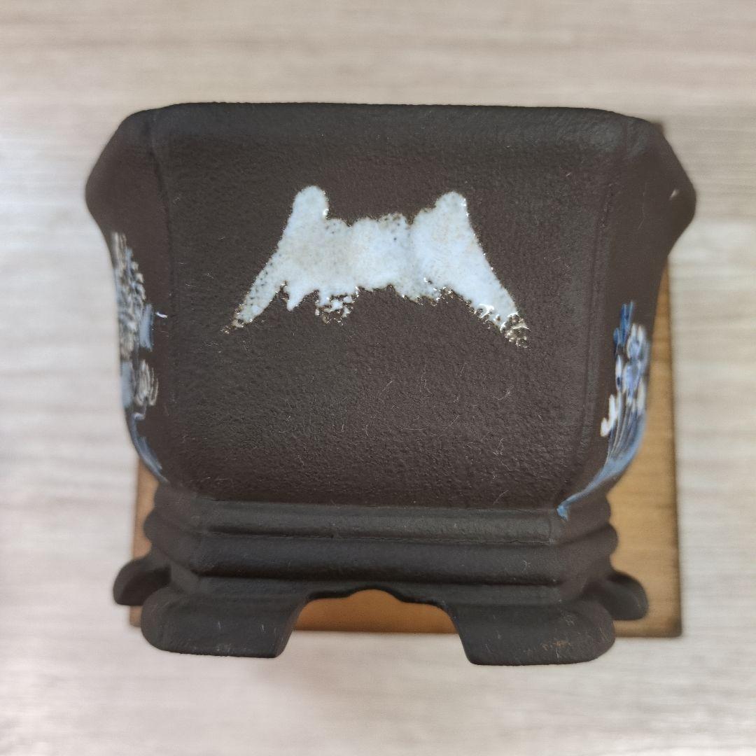 018.【陶翠】 創業 八十周年 記念鉢/木箱付き/３点セット