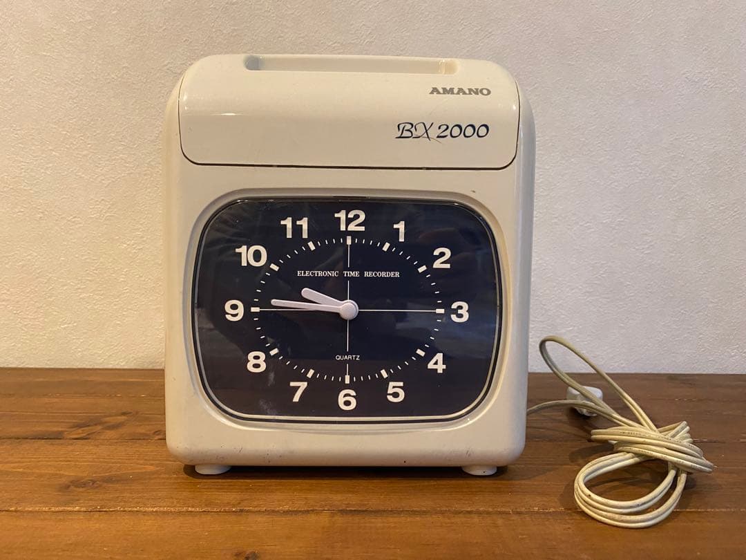 美中古 AMANO アマノ 電子タイムレコーダー BX2000