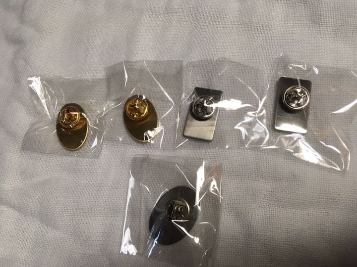 東京 オリンピック 招致 新品未開封貴重 楕円(銀1、金2)四角2セット 非売品