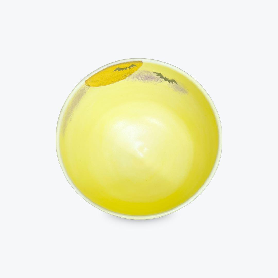 抹茶茶碗　茶碗 色絵 Halloween Night 茶道具　ハロウィン