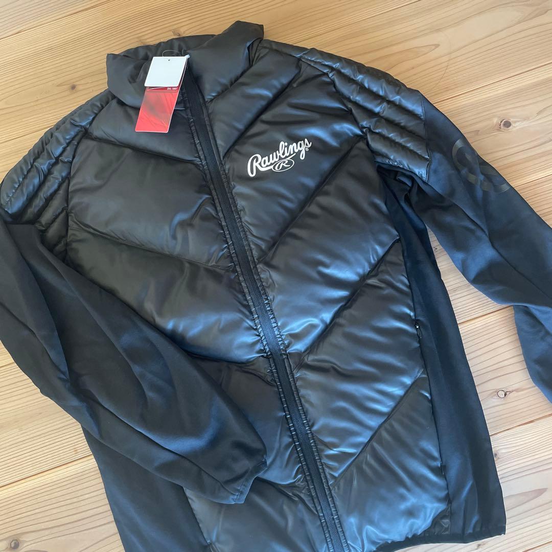 新品　Rawlings ブラック フルジップジャケット　M