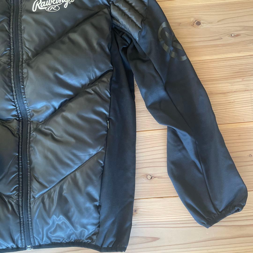 新品　Rawlings ブラック フルジップジャケット　M