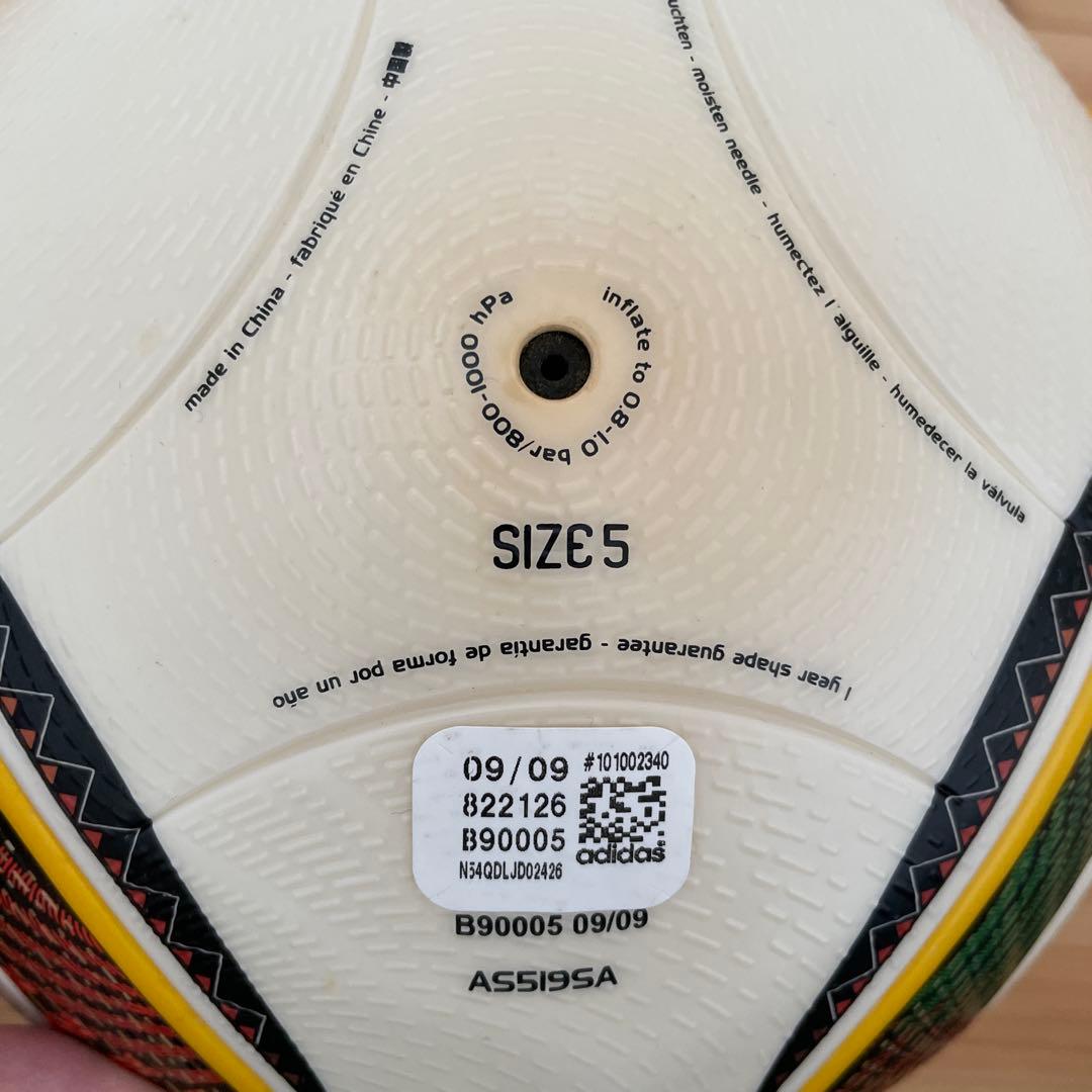 未使用　2010 南アフリカ W杯　サッカー　ジャブラニ　jabulani