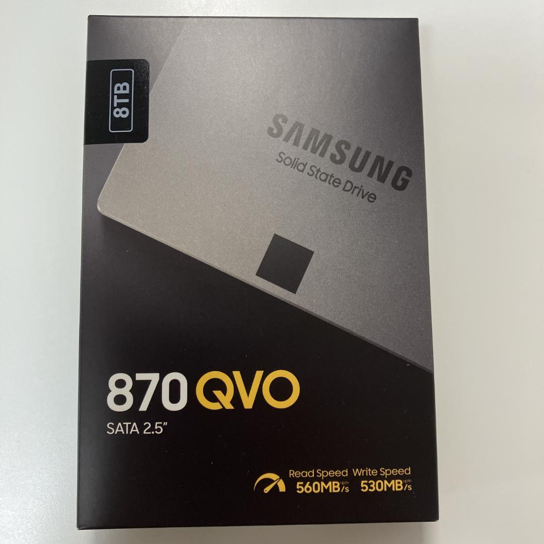 【新品未開封】SAMSUNG SSD 870QVO 8TB