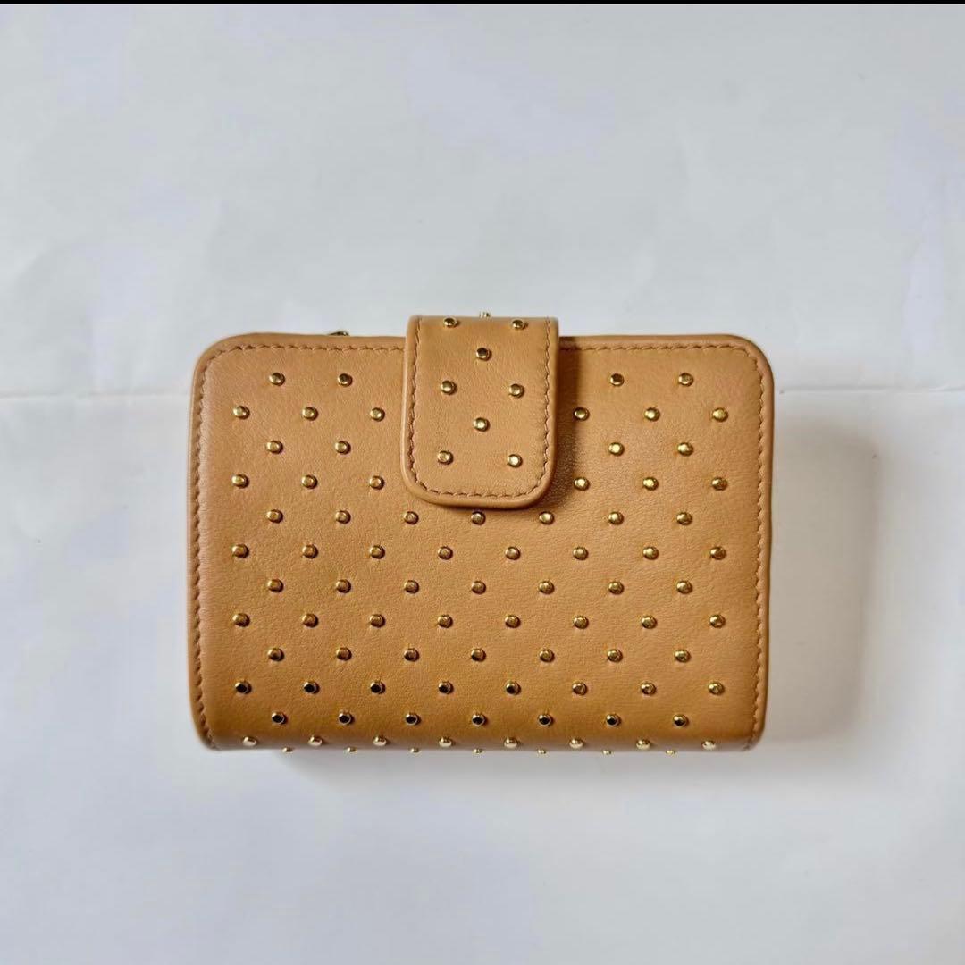 極美品 PRADA プラダ 財布 キャメル ホリデー限定 2つ折り財布