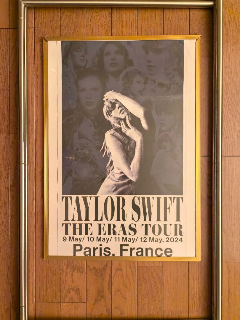 TAYLOR SWIFT THE ERAS TOUR POSTER,PARIS①