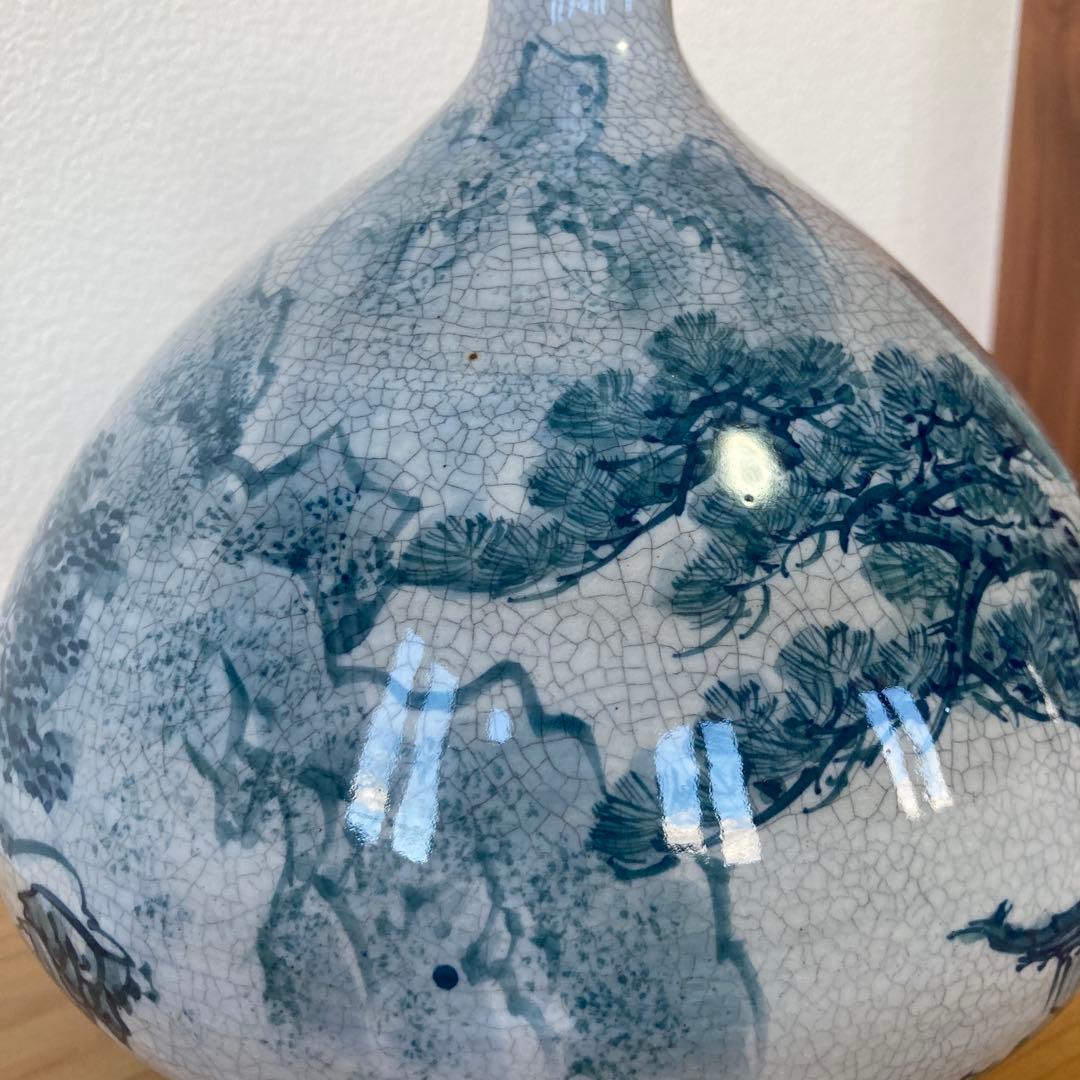 有田焼　深山窯　山水花瓶