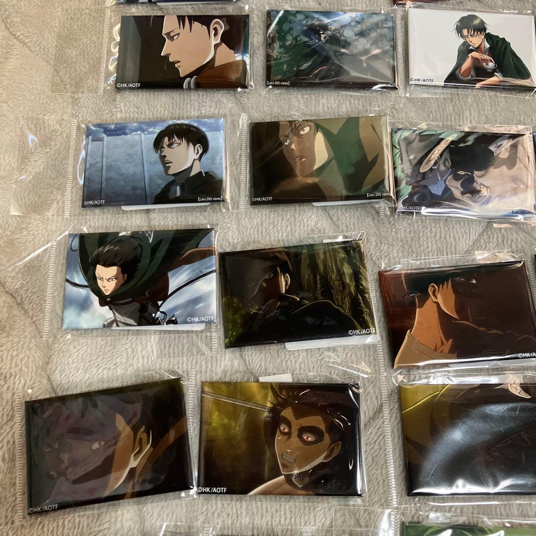 進撃の巨人　リヴァイ二百景　缶バ　99個まとめ売り