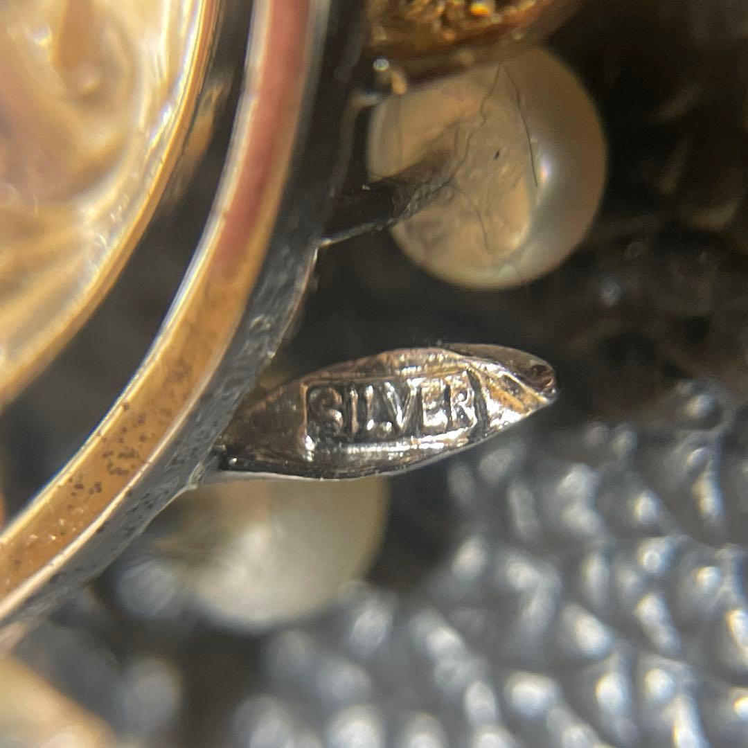 パール ブローチ