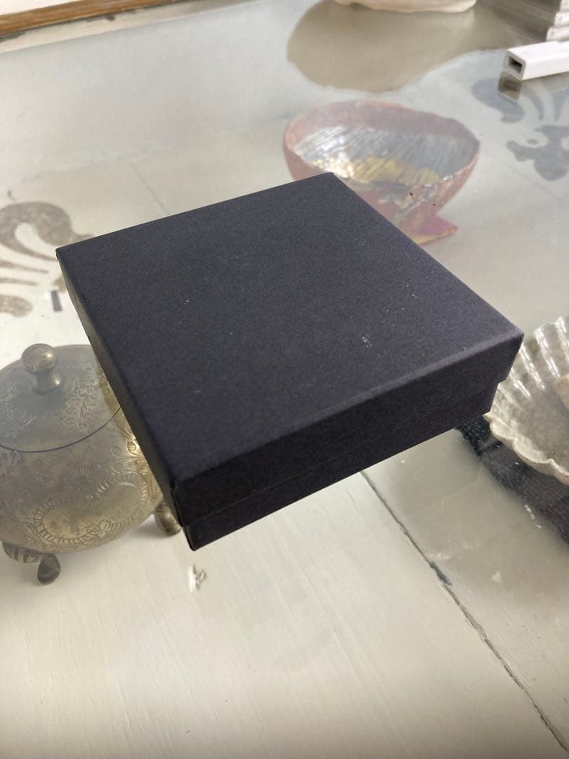 90sシルバーバングル｜925刻印×刻印×金のポイント｜インディアンジュエリー風