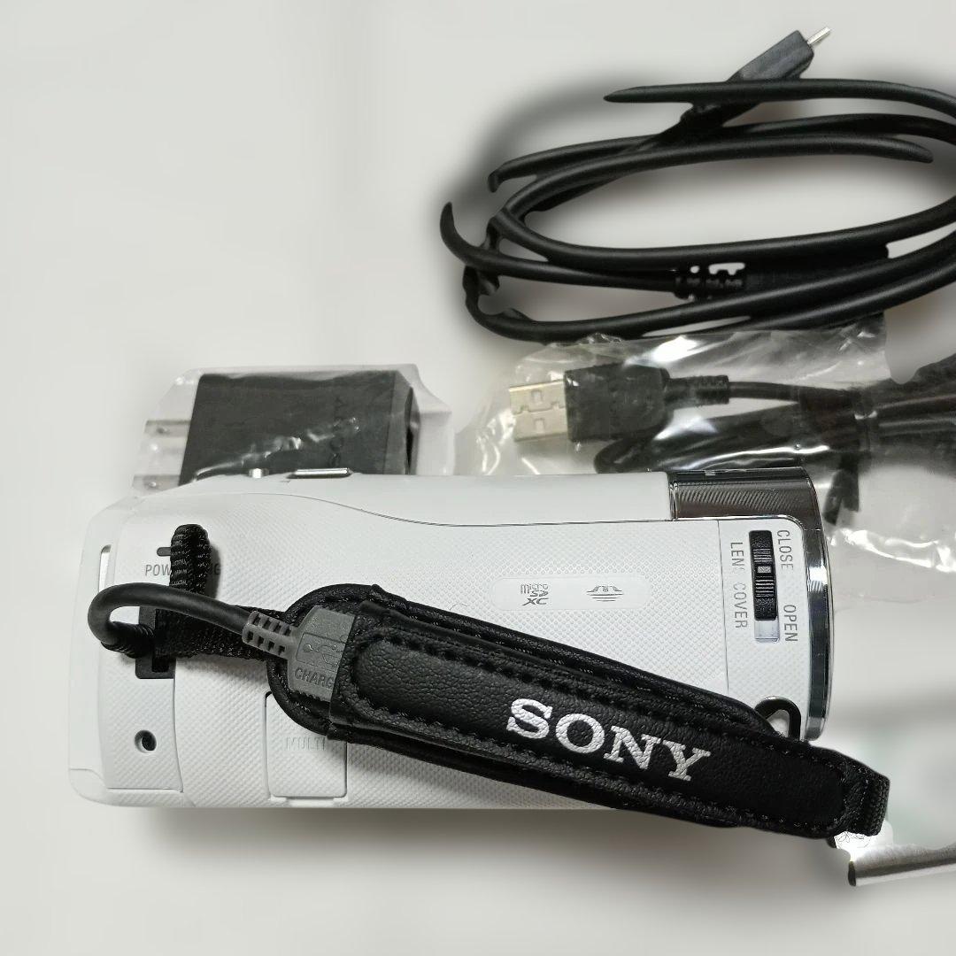 ★超美品★ SONY HDR-CX470 ビデオカメラ ホワイト　未使用に近い