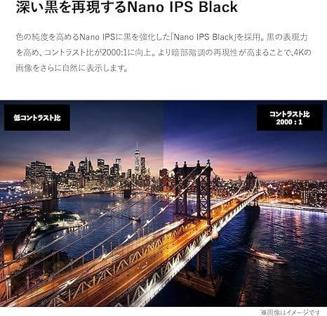 【4K 31.5インチ】LG 32UQ850-W Nano IPS モニター