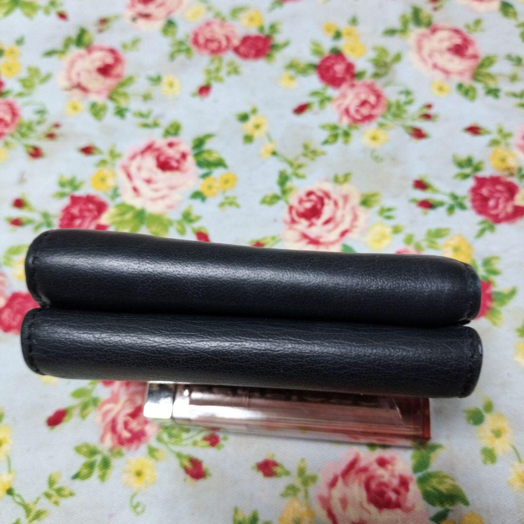 バレンシアガ 三つ折りコンパクト財布 ミニ財布 黒